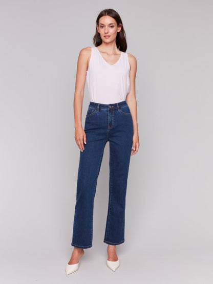 Charlie B Indigo Charlotte Straight Leg Jeans