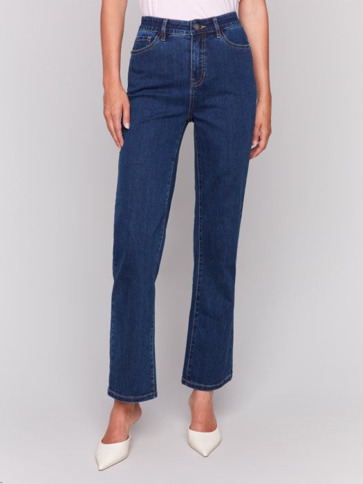 Charlie B Indigo Charlotte Straight Leg Jeans