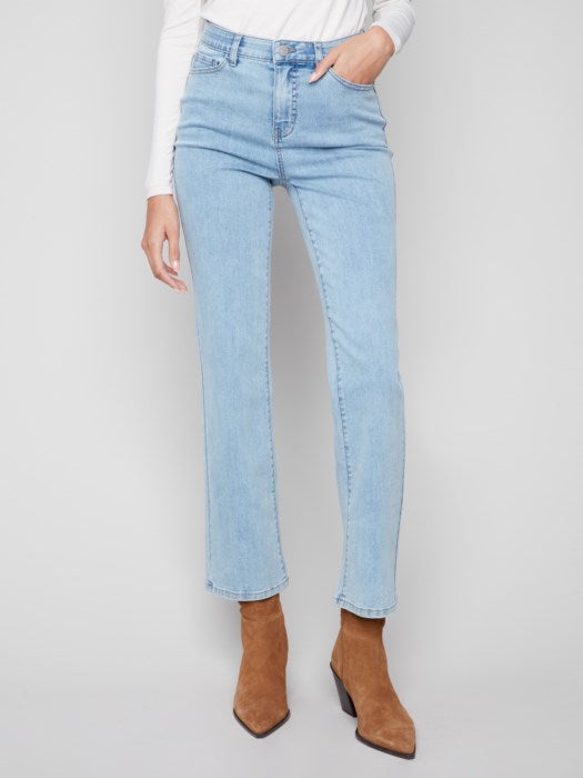 Charlie B Light Blue Charlotte Straight Leg Jeans