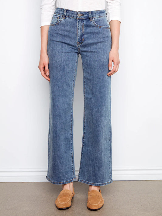 Charlie B Medium Blue Chloe Wide Leg