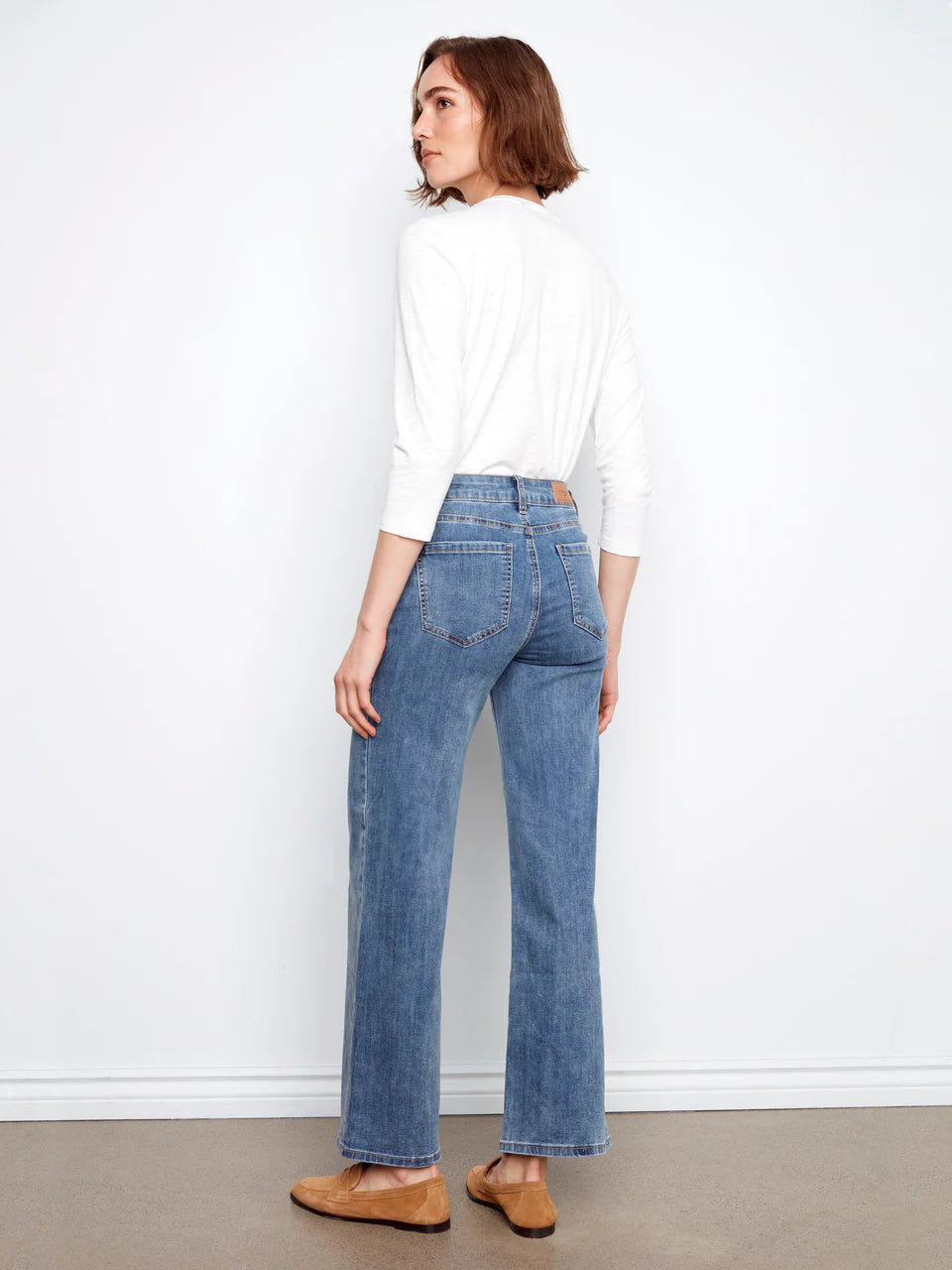 Charlie B Medium Blue Chloe Wide Leg