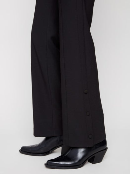 Charlie B Black Gutsy Crepe Flare Pants