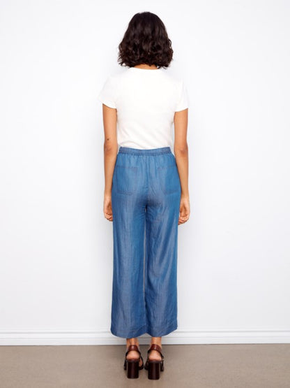 Charlie B Tencel Wide Leg Jogger Pants
