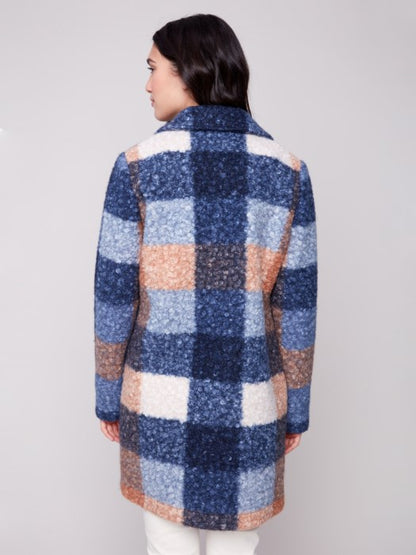 Charlie B Moonlight laid Bouclé Knit Coat