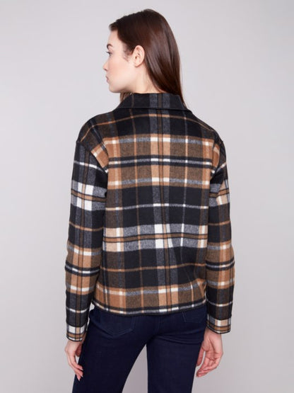 Charlie B Reversible Plaid Jacket