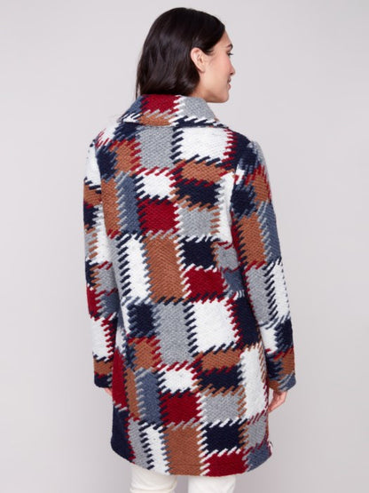 Charlie B Palette Long Crochet Coat