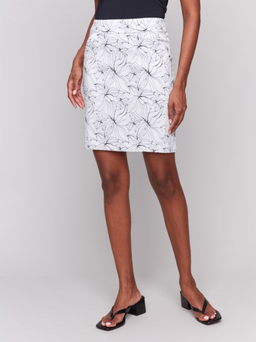 Charlie B Printed Skort