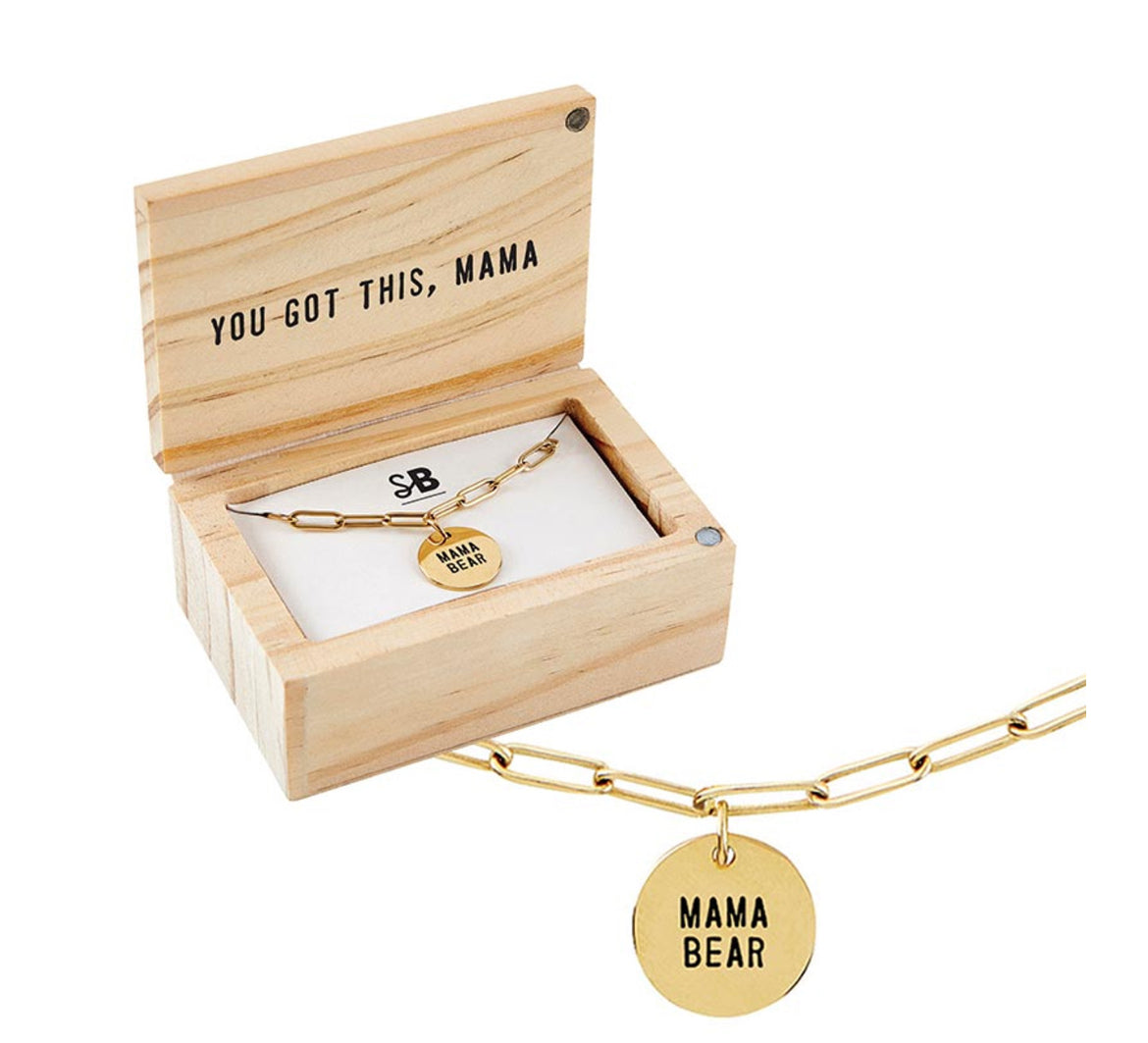 Mama Bear Link Necklace