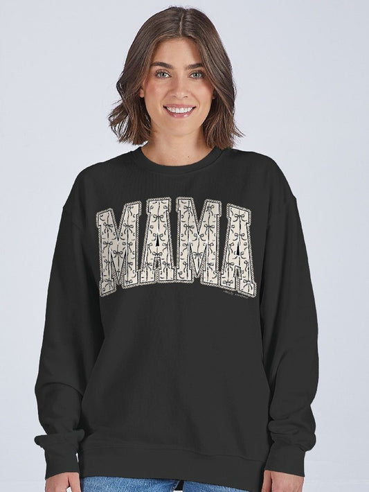 SS Mama Crew - Black