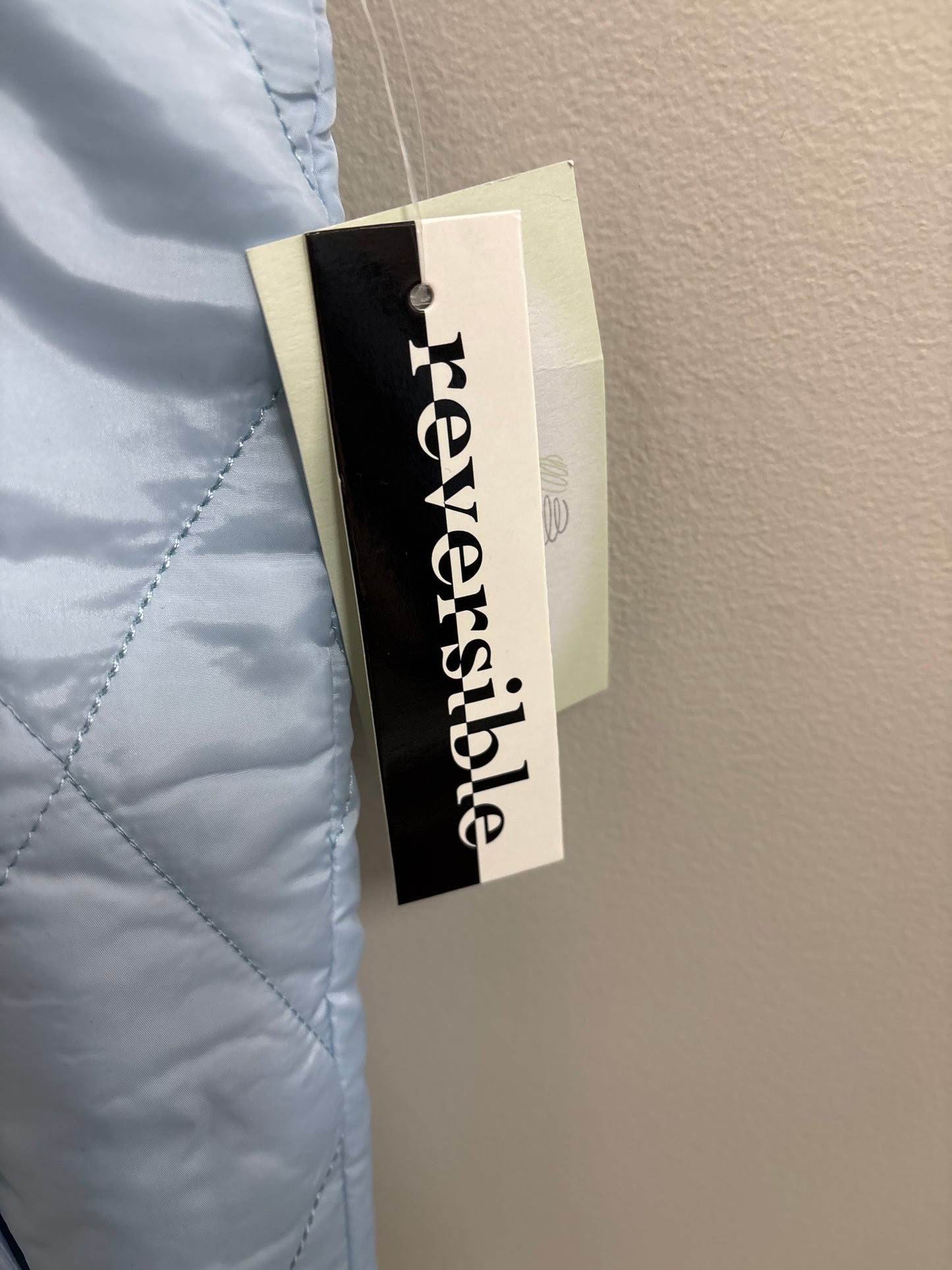 Keren Hart Reversible Light Blue and Sherpa Vest