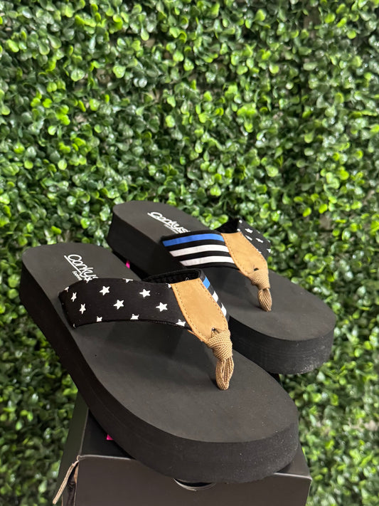 Corkys Liberty Flip Flop