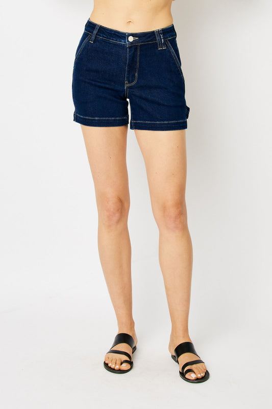 Judy Blue MIDRISE CLASSIC CARPENTER SHORTS