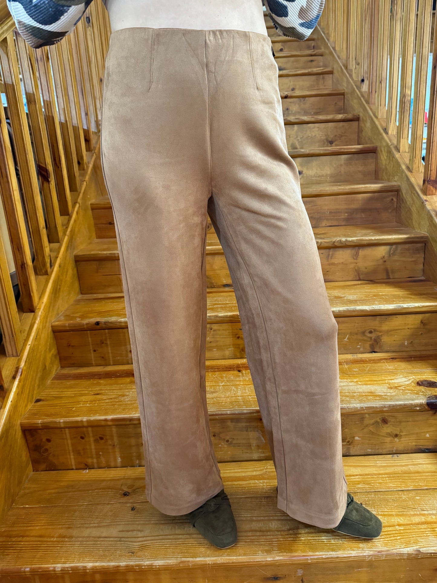 Charlie B suede truffle pants