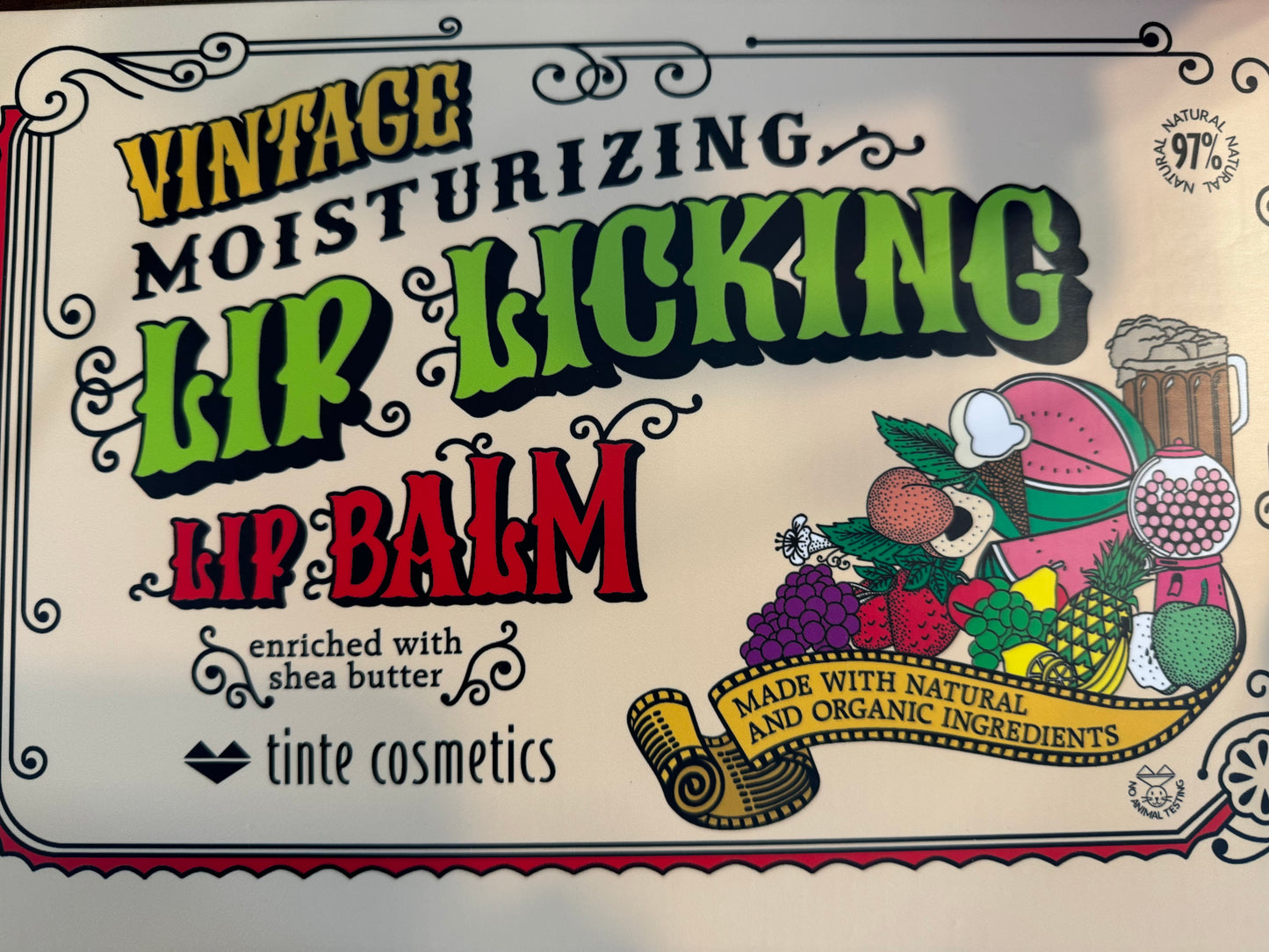 Vintage Moisturizing Lip Licking Lip Balm