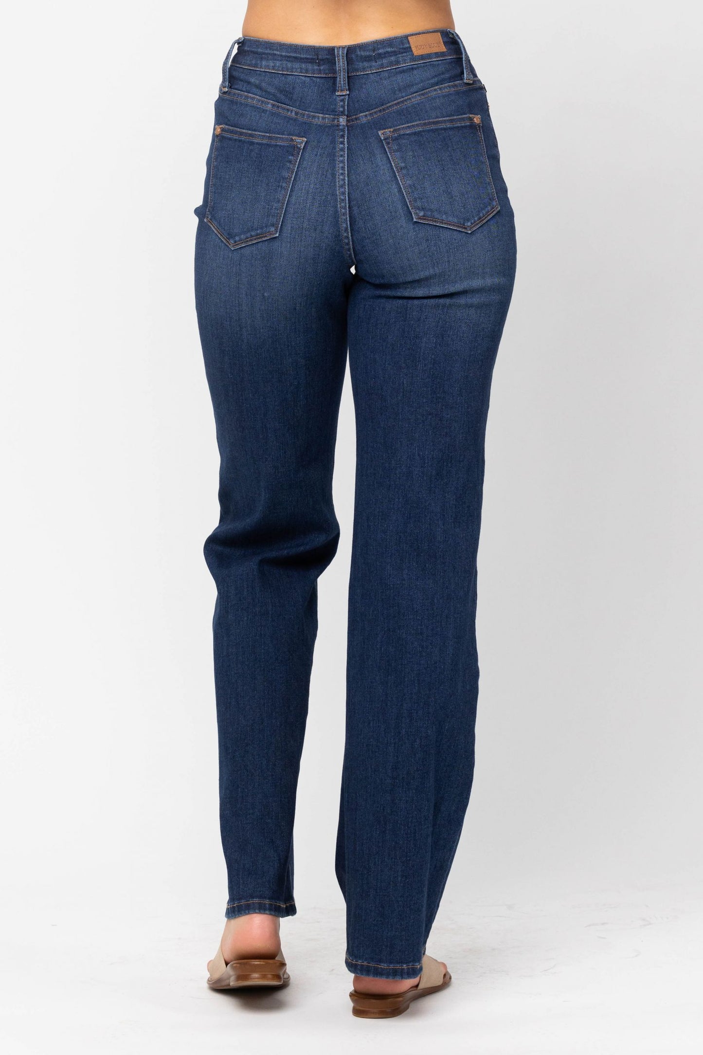 Judy Blue Front Seam Wide Leg Jeans