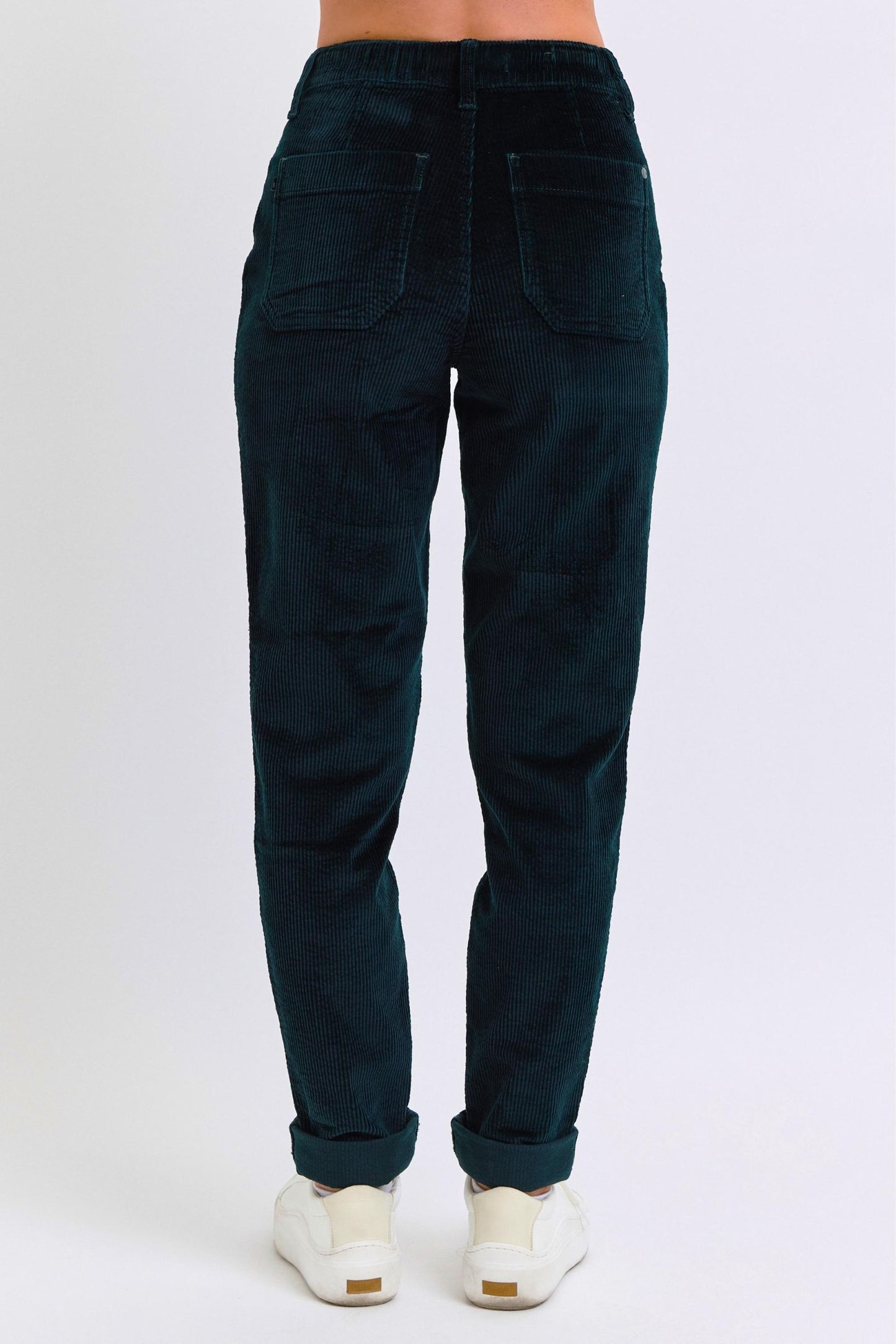 Judy Blue Cuffed Joggers - emerald