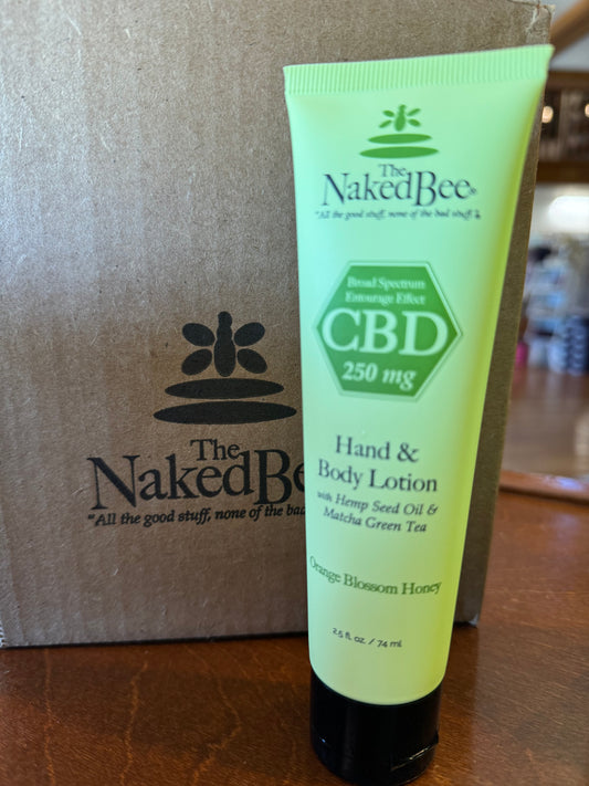 Naked Bee CBD Hand and Body Lotion - 2.5 fl. oz.