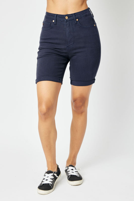 Judy Blue - Tummy Control Navy Shorts - all sizes