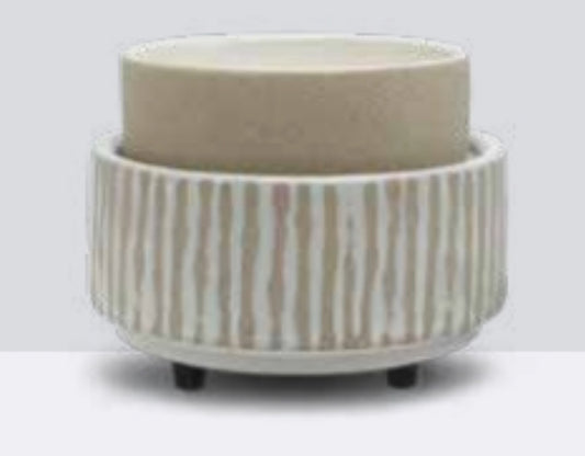 Taupe & Ivory Modern Wax Melter