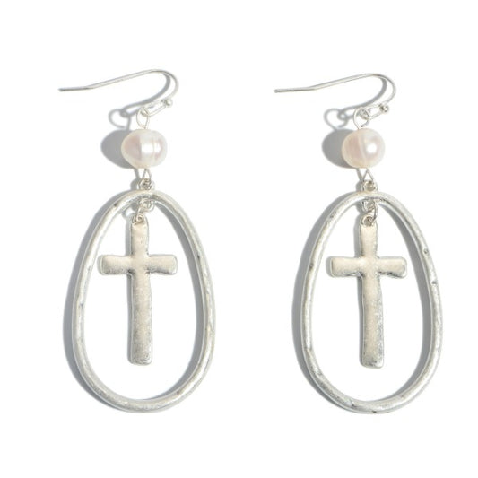 Cross earrings