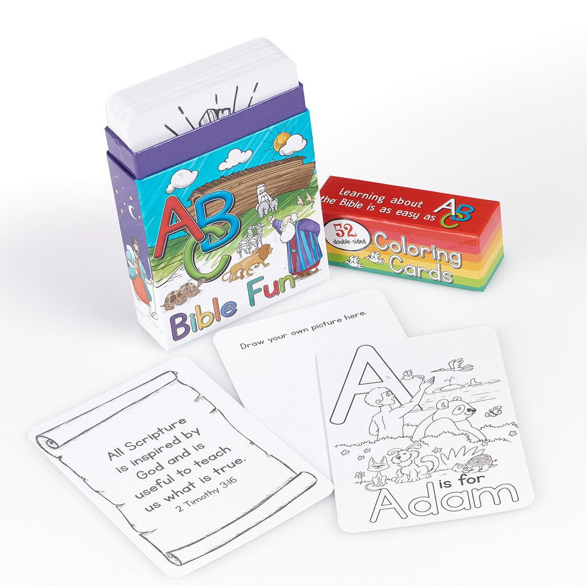 52 Bible Memory Verses Every Kid Should Know Coloring Cards for Kids