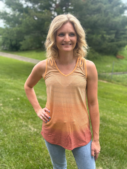 Keren Hart Ombre Tank Top