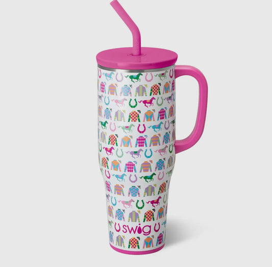 Swig 40 oz Insulated Stainless Steel Mega Mug - Go Baby Go