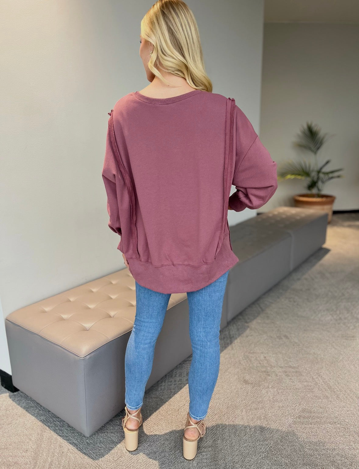 Carole Christian Relaxed Terry Crew