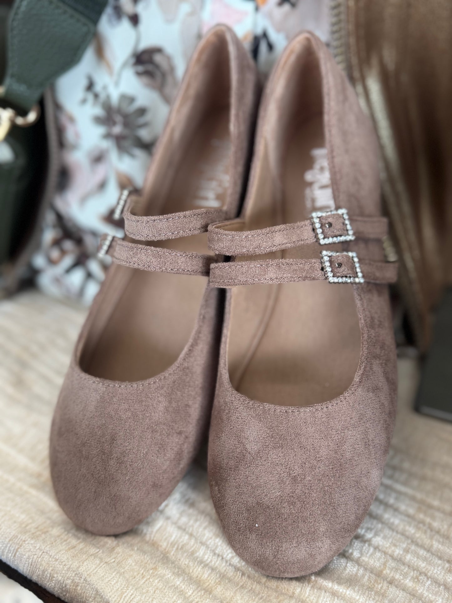 Corkys Own It - Walnut Faux Suede
