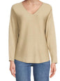 Ninety Clothing Co Glittery Ribbed Vneck Sweater