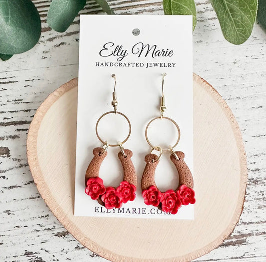 Run for the Roses Derby Earrings
