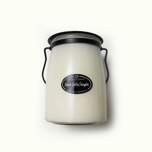 22 oz Butter Jar Candle: Brown Butter Pumpkin