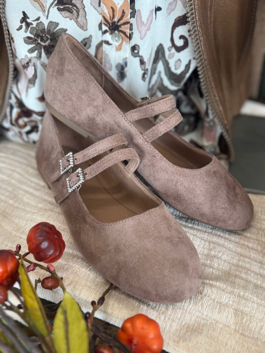 Corkys Own It - Walnut Faux Suede