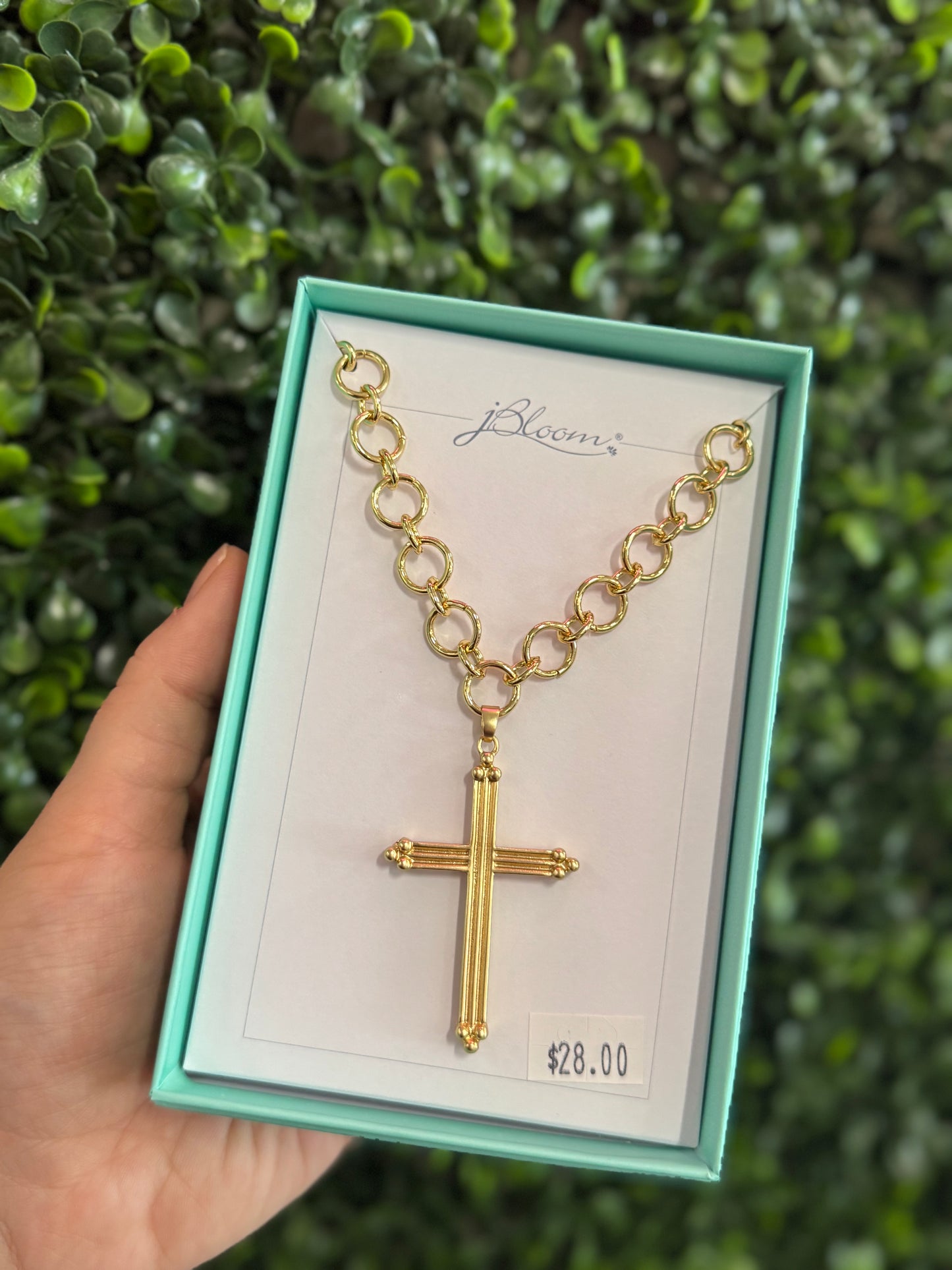 jBloom Divine Cross Necklace