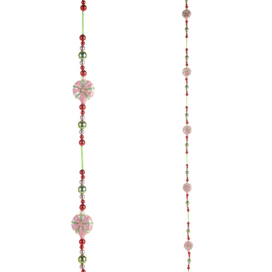 6' Bead and Peppermint Garland
