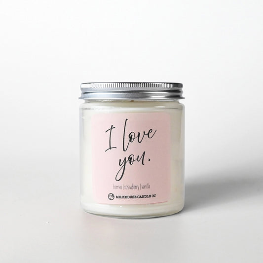 Milkhouse I Love You Candle