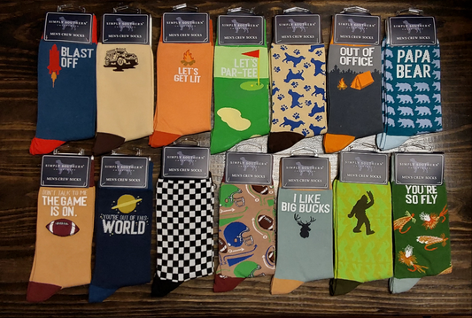 Simply Southern Men's Crew Socks