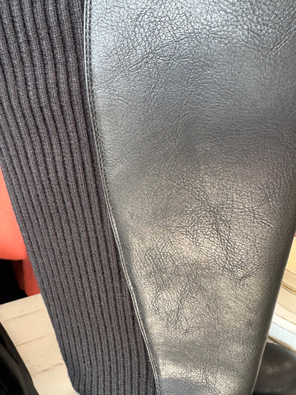 Corkys Black Hay Bale Wide Calf Friendly Tall Boots