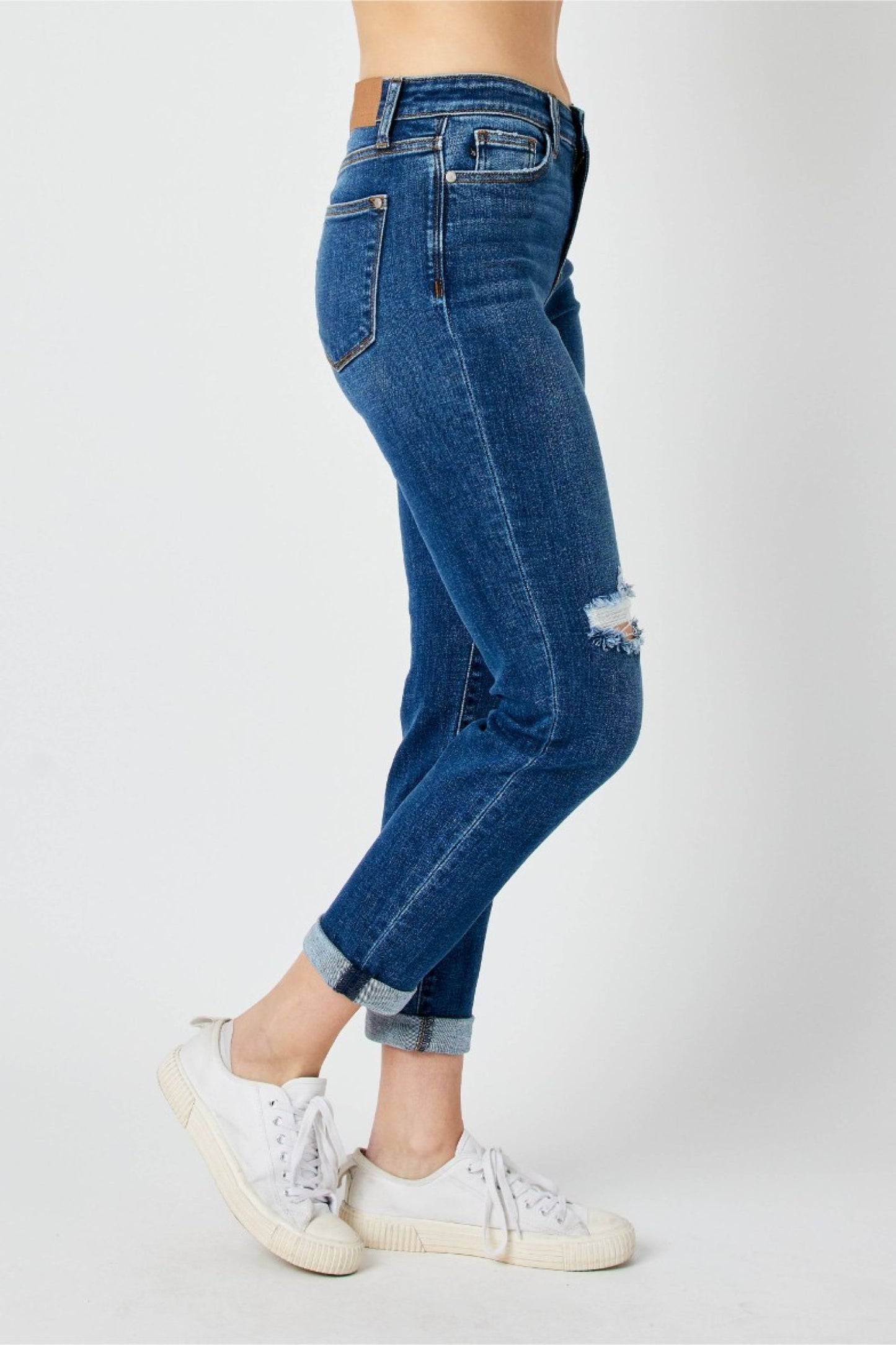 Judy Blue Mid-rise destroy slim jeans