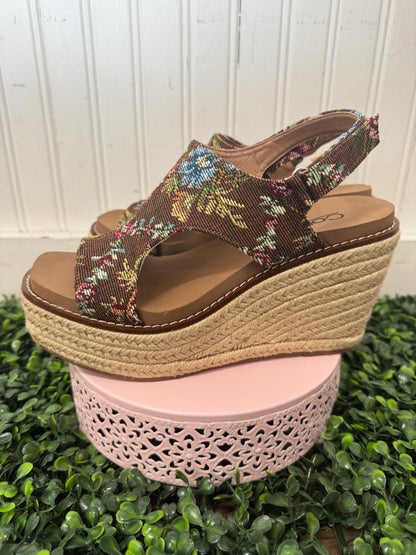 Corkys Freddie - Rust Brocade Floral
