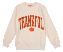 Simply Southern Crewneck Braid Detail Top - Thankful