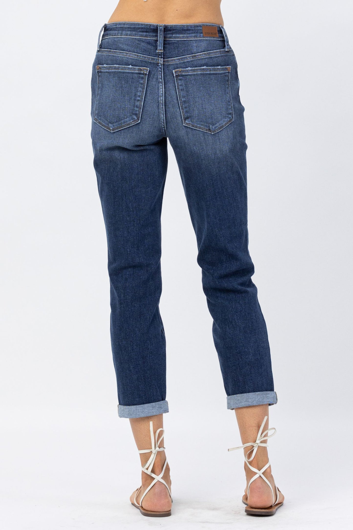 Judy Blue - mid rise boyfriend jeans - best selling restock