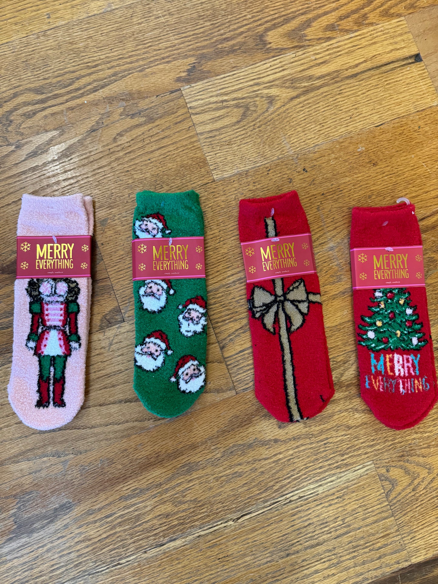 Simply Southern non-skid Christmas socks