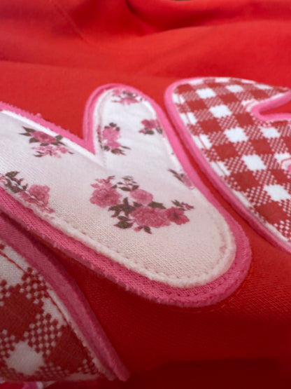 Simply Southern LOVE Patch Crew Sweatshirt