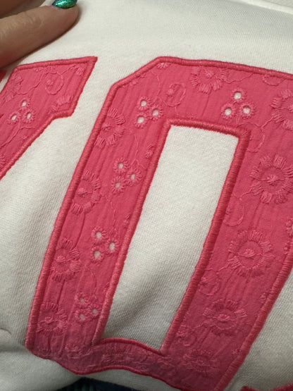 Simply Southern XOXO Patch Crew Sweatshirt