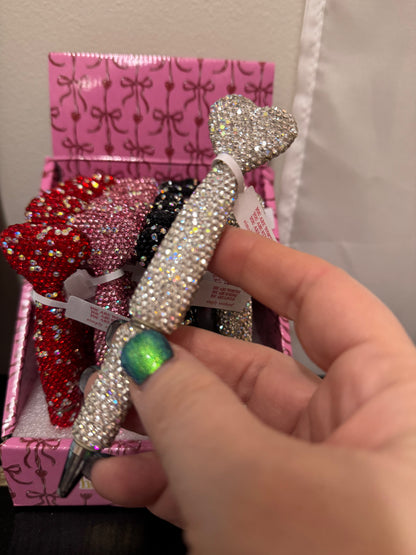 Simply Southern glitter bow pen - 4 colors