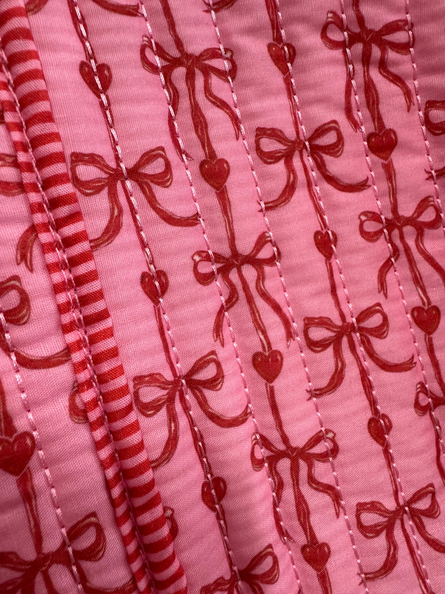 Simply Southern Valentine Bow, Heart, and Ruffle Tote