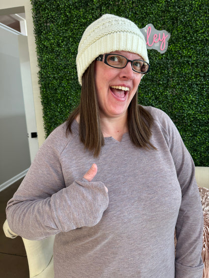 Keren Hart Lavender Soft Crew