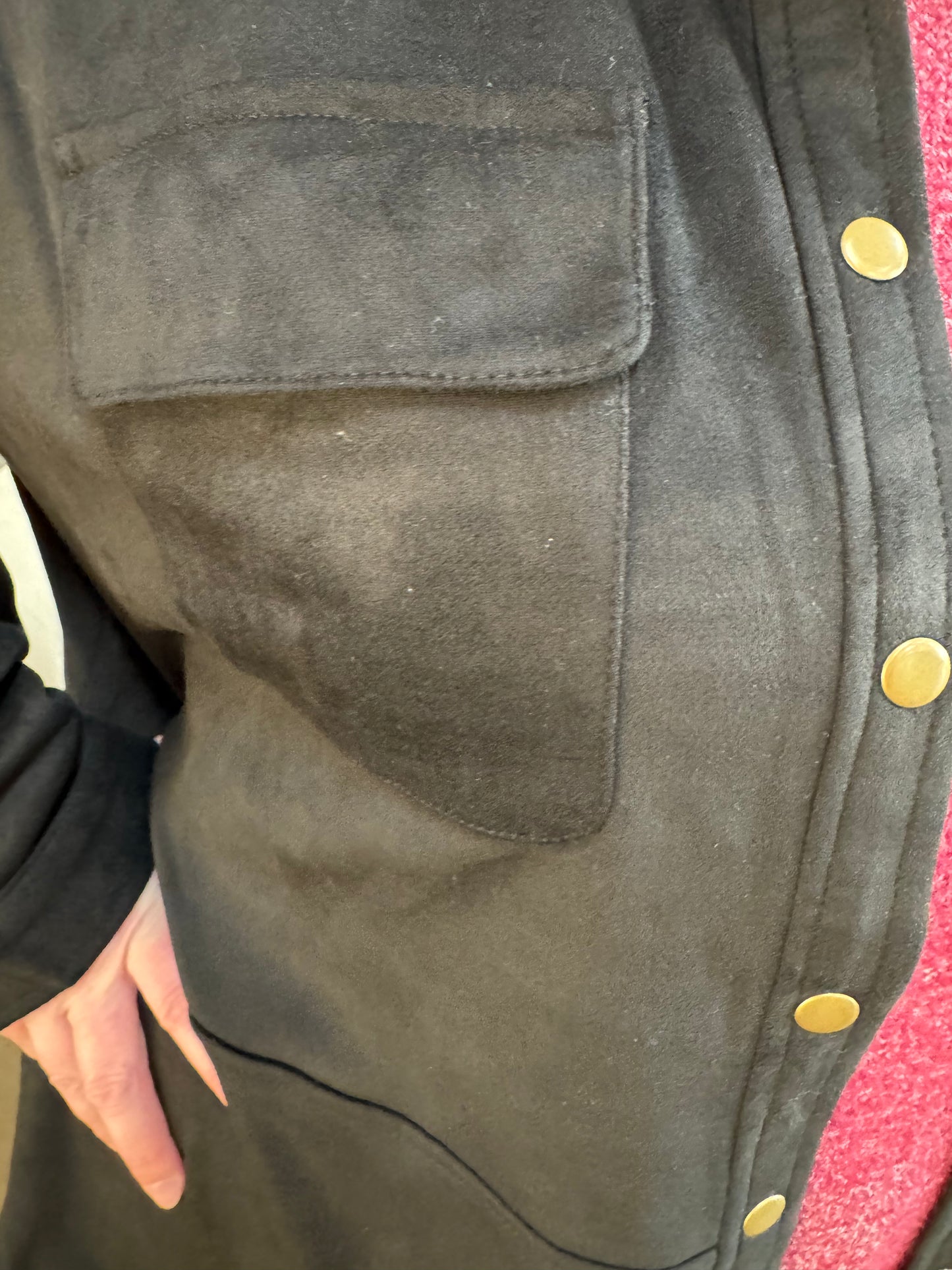 Plus Keren Hart Soft Suede Jacket