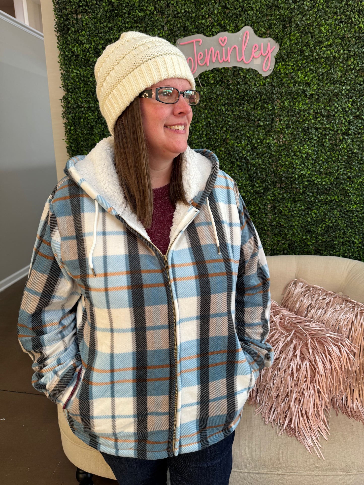 Keren Hart Soft Winter Sherpa Jacket